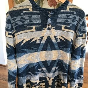 Ralph Lauren Denim and Supply Western Geo Sweater